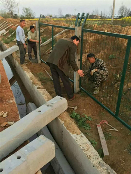 沪昆铁路贵州段防护栅栏护栏网项目图片2