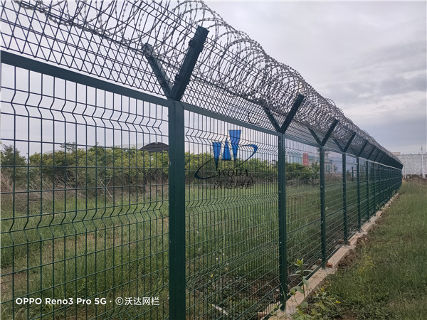 海宁云南机场钢筋网围界护栏网